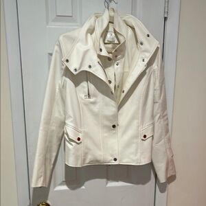 Veronica Beard Cream Jacket with interchangeable insert